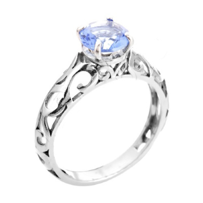 Серебряное кольцо с кубическим цирконием 925 арт 50411